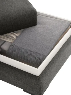 Reposapies Puf Luna, Con Espacio De Almacenamiento