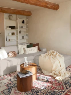 Reposapies Puf Russell, Desenfundable