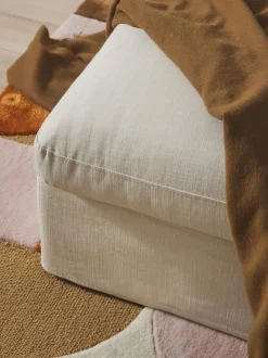 Reposapies Puf Russell, Desenfundable