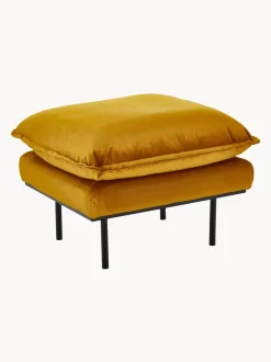 Reposapies Taburete De Terciopelo Retro