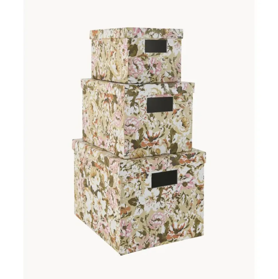 Set De Cajas Rose, 3 Uds.