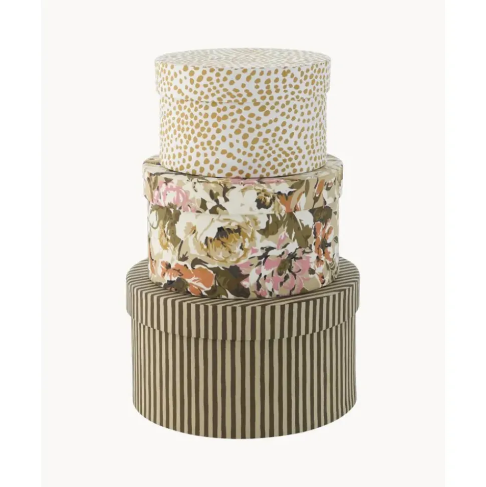 Set De Cajas Rose, 3 Uds.