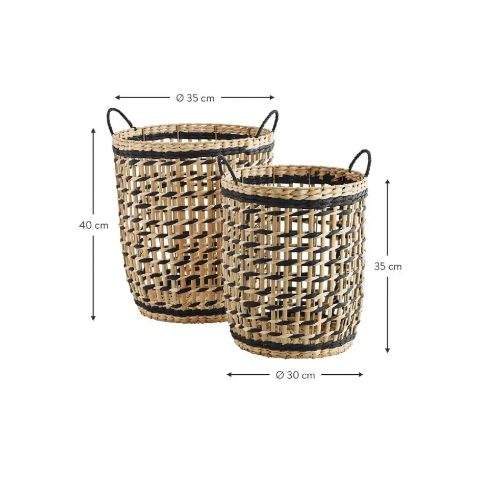 Set De Cestas De Jacintos De Agua Anna, 2 Uds.