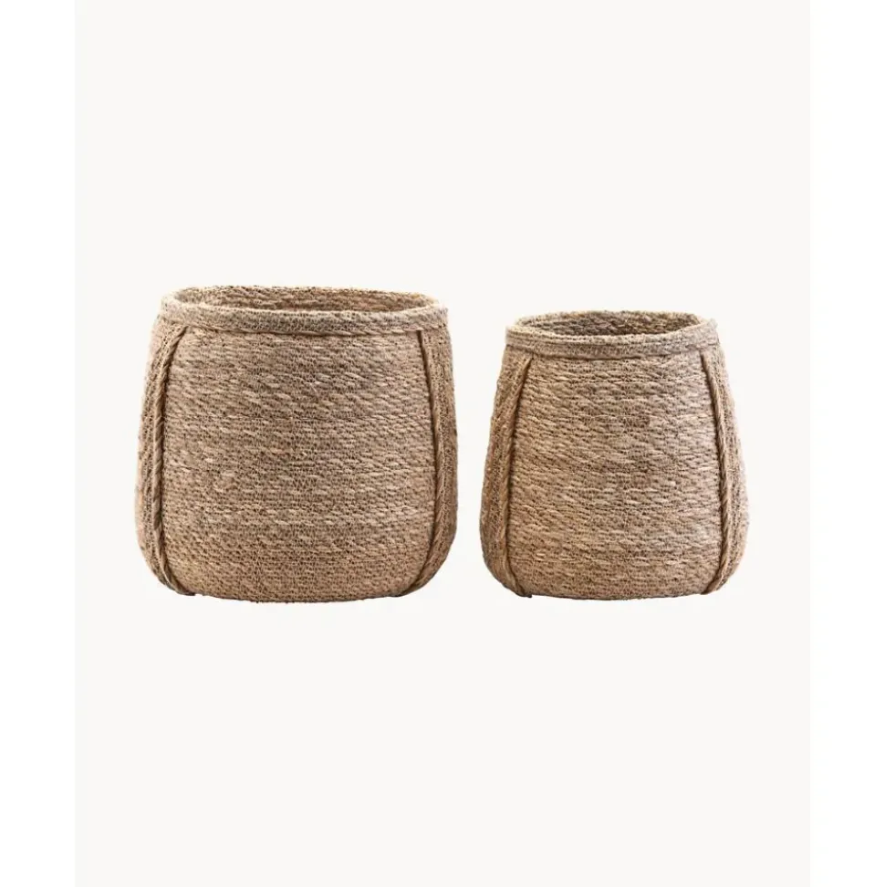 Set De Cestas Plata, 2 Uds.