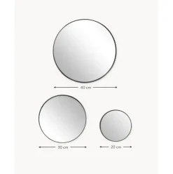 Set De Espejos De Pared Redondos Lacie, 3 Uds.