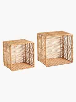 Set De Estantes De Pared De Ratan Zeya, 2 Uds.