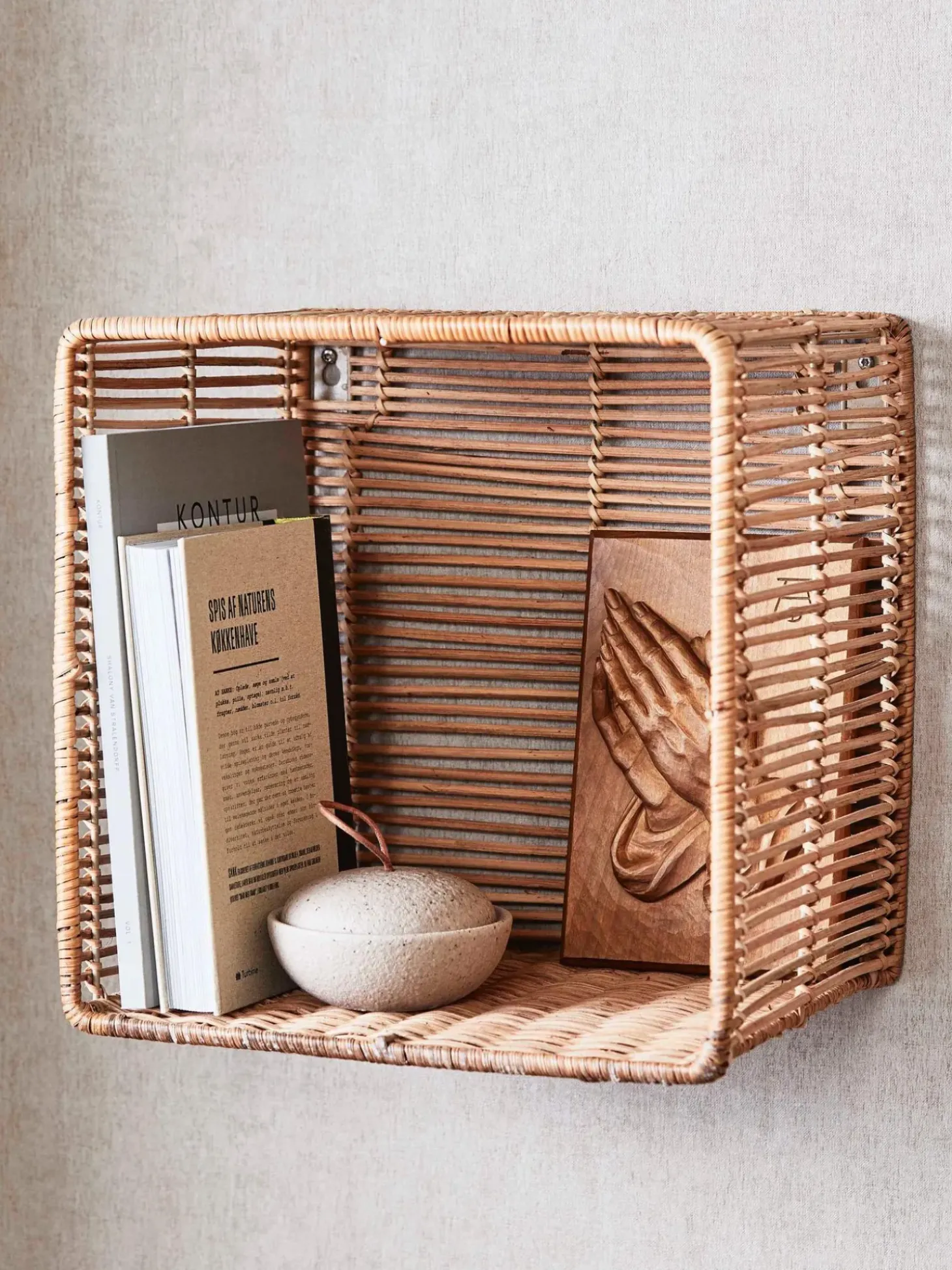 Set De Estantes De Pared De Ratan Zeya, 2 Uds.