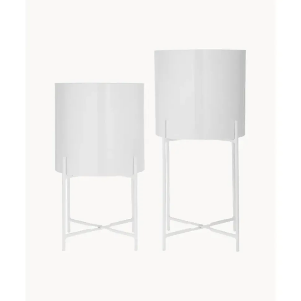 Set De Maceteros De Metal Mina, 2 Uds.