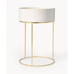 Set De Maceteros Redondos De Metal Palesa, 2 Uds.