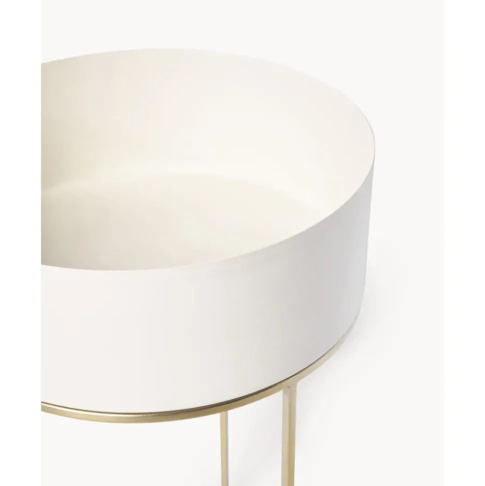 Set De Maceteros Redondos De Metal Palesa, 2 Uds.