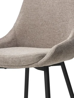 Set De Mesa De Comedor Con Sillas Tapizadadas Yumi, 3 Pzas.