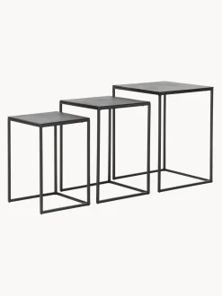 Set De Mesas Auxiliares De Metal Dwayne, 3 Uds.