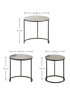 Set De Mesas Auxiliares Scott, 3 Uds.