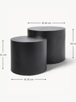 Set De Mesas De Centro De Madera Dan, 2 Uds.