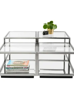 Set De Mesas De Centro Espejadas Luigi, 4 Uds.