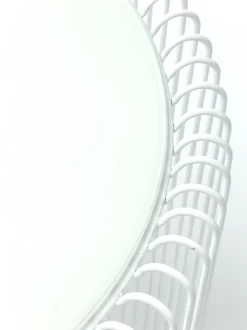 Set De Mesas De Centro Wire, 2 Pzas., Tablero De Cristal