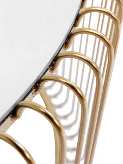 Set De Mesas De Centro Wire, 2 Uds., Tablero De Vidrio