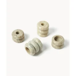 Set De Portavelas Y Candelabros 2En1 De Marmol Orta, 2 Uds.