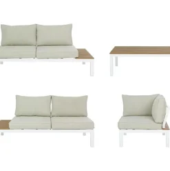 Set Lounge De Exterior Elias, 4 Pzas.