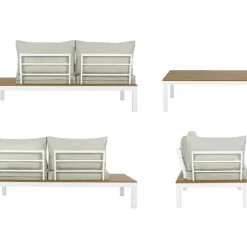 Set Lounge De Exterior Elias, 4 Pzas.