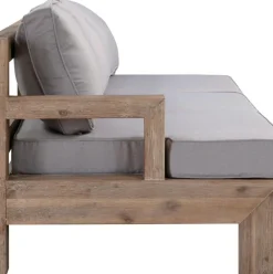 Set Lounge Para Exterior De Madera De Acacia Joshua, 4 Pzas.