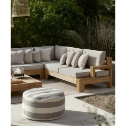 Set Lounge Para Exterior De Madera De Acacia Joshua, 4 Pzas.