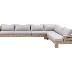 Set Lounge Para Exterior De Madera De Acacia Joshua, 4 Pzas.