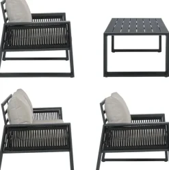 Set Lounge Para Exterior Captiva, 4 Pzas.