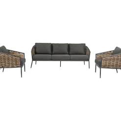 Set Lounge Para Exterior Maribela, 3 Pzas.