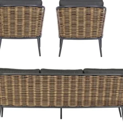 Set Lounge Para Exterior Maribela, 3 Pzas.