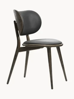 Silla Artesanal De Cuero Y Madera Rocker