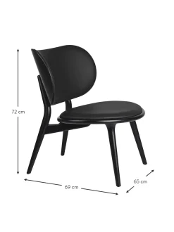Silla Artesanal De Cuero Y Madera Rocker