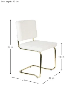 Silla Cantilever De Borreguillo Kink
