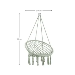 Silla Colgante Con Flecos Bang