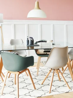 Silla Con Reposabrazos De Plastico Claire