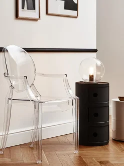 Silla Con Reposabrazos De Diseno Louis Ghost