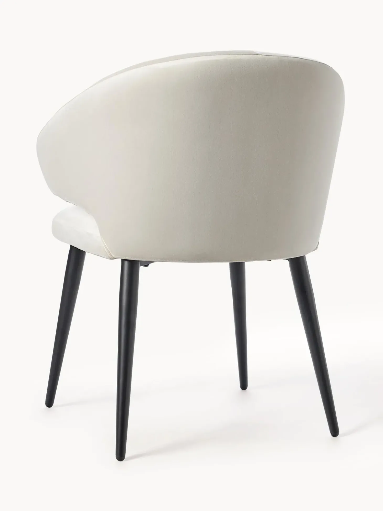 Silla Con Reposabrazos De Terciopelo Celia, Estilo Moderno