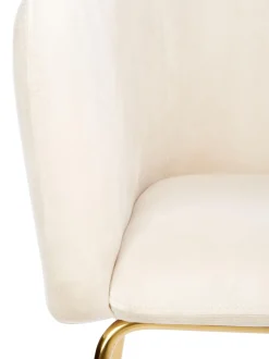 Silla Con Reposabrazos De Terciopelo Isla