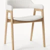 Silla Con Reposabrazos De Madera Santiano