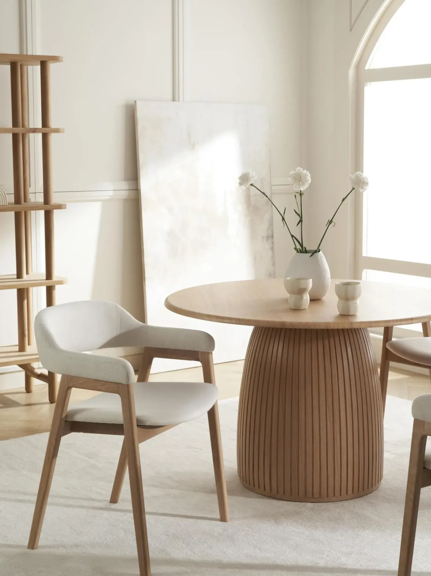 Silla Con Reposabrazos De Madera Santiano