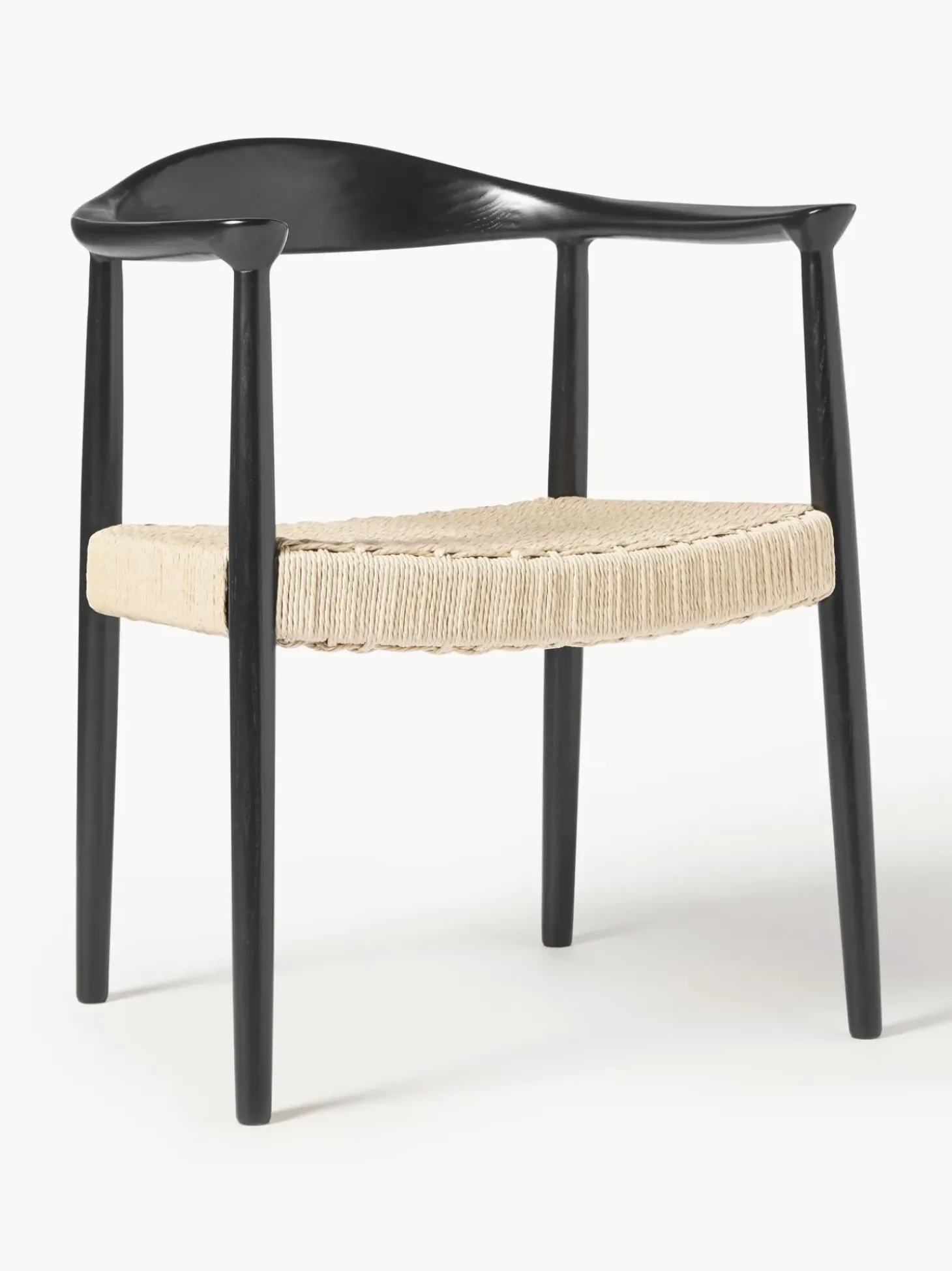 Silla Con Reposabrazos De Madera De Fresno Pavel