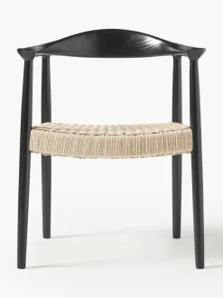 Silla Con Reposabrazos De Madera De Fresno Pavel