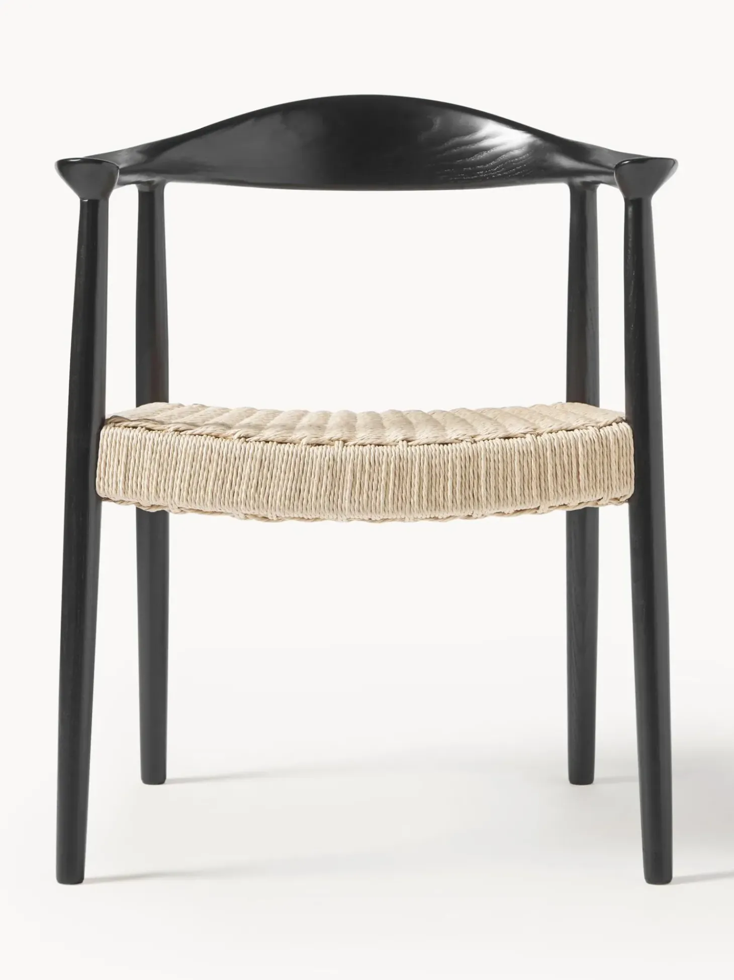 Silla Con Reposabrazos De Madera De Fresno Pavel