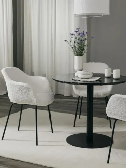 Silla Con Reposabrazos De Borreguillo Fiji