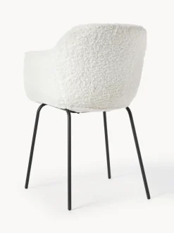 Silla Con Reposabrazos De Borreguillo Fiji