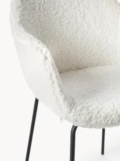 Silla Con Reposabrazos De Borreguillo Fiji