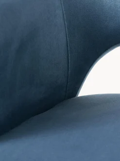 Silla Con Reposabrazos De Terciopelo Rachel