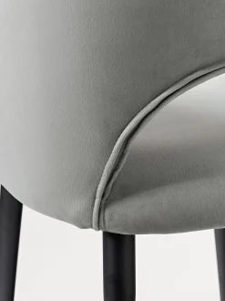 Silla Con Reposabrazos De Terciopelo Rachel