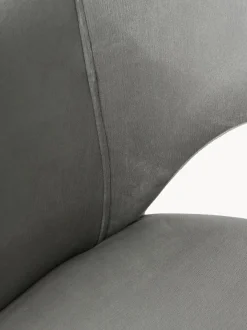 Silla Con Reposabrazos De Terciopelo Rachel