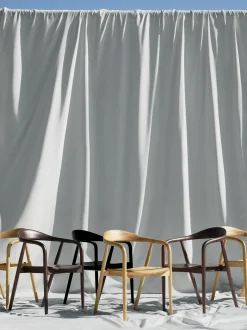 Silla Con Reposabrazos De Madera Angelina